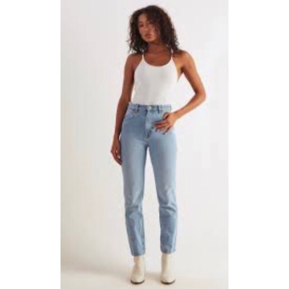 ROLLA’s Dusters Super High Rise Relaxed mom jeans size 27 blue